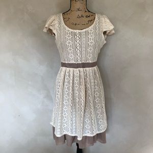 5/$25 NWT A’Reve knit overlay dress